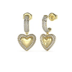 Guess Beloved Gold Earrings JUBE05021JWYGT-U