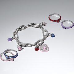 Pandora ME 925 Sterling Silver Heart With Wings Mini Pendant Charm 793626C02