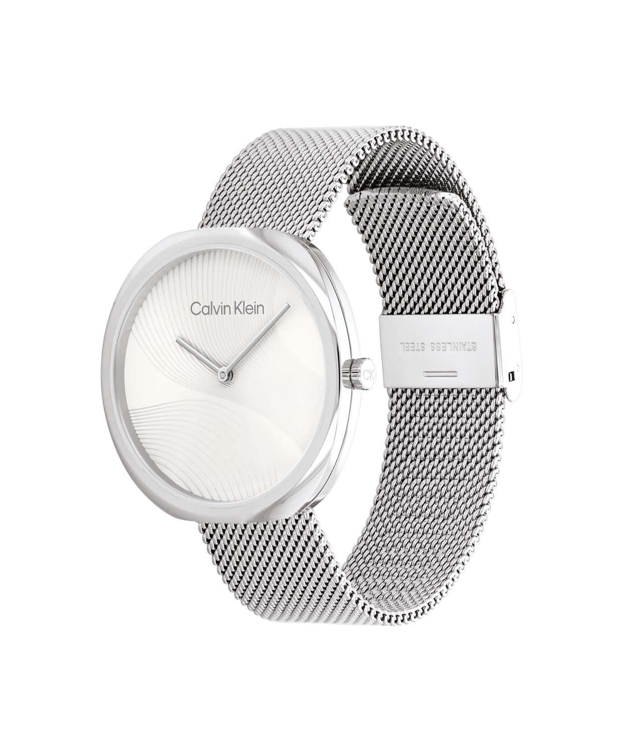 Calvin Klein Sculpt Wit Dames Horloge 2002-CK25200245
