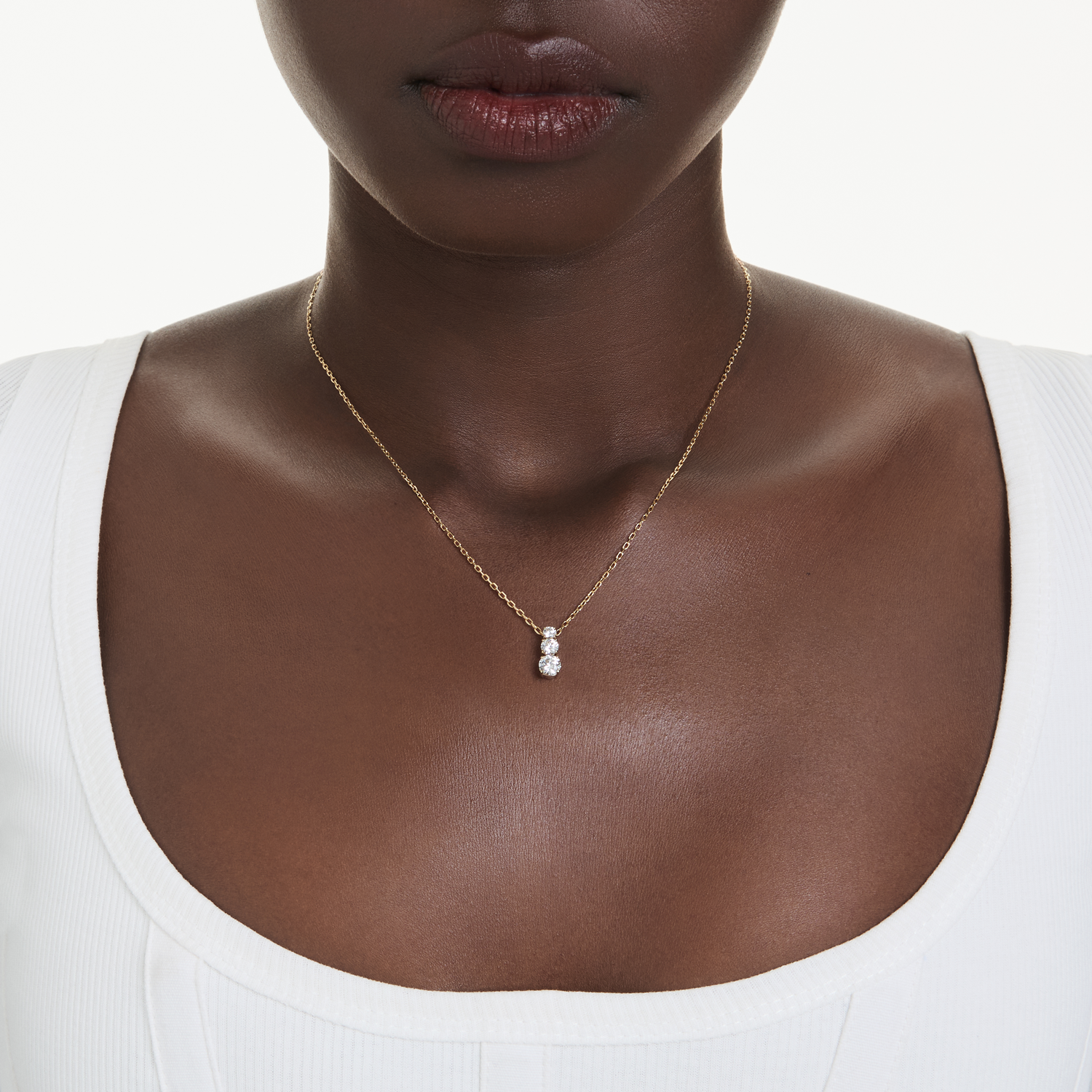Swarovski Stilla Gold Coloured Necklace 5723298