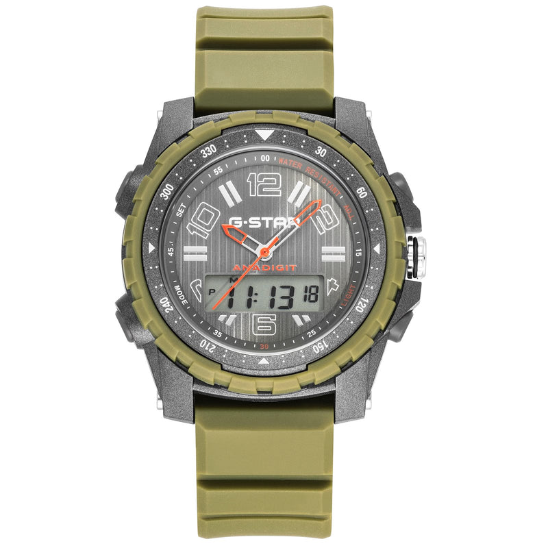 G-STAR Ops01 Grijs Olijfgroen Ana-digi Herenhorloge GSW.502.03-zoom-