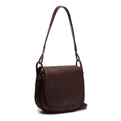 The Chesterfield Brand Wax Pull Up Sumatra Brown Shoulder Bag C48.124001