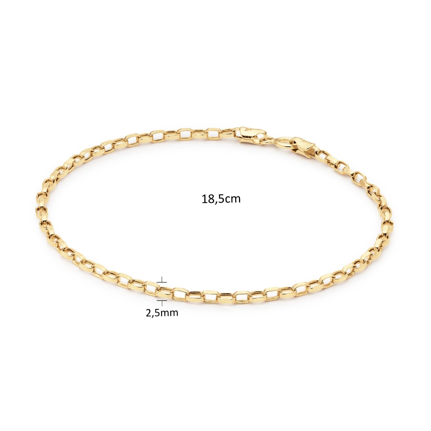 Jackie Gold Cannes 14 Karat Gold Bracelet 585 JKB25.505