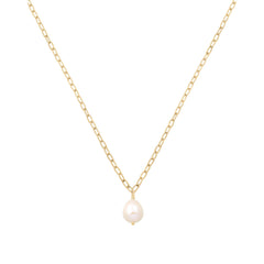 Elli 925 Sterling Silver Pearl Necklace with Pearl 2004-BF-0007727-001