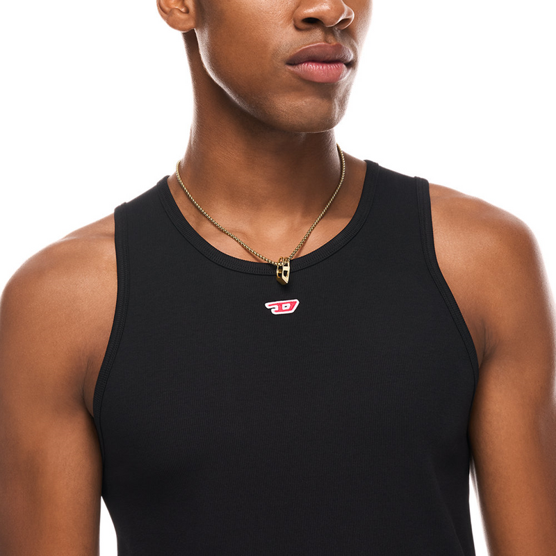 Diesel D Logo Stainless Steel Unisex Necklace DX1670710-zoom-