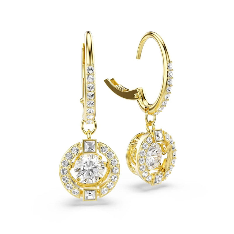 Swarovski Una Sparkling Dc Goudkleurige Oorbellen 5758095-zoom-