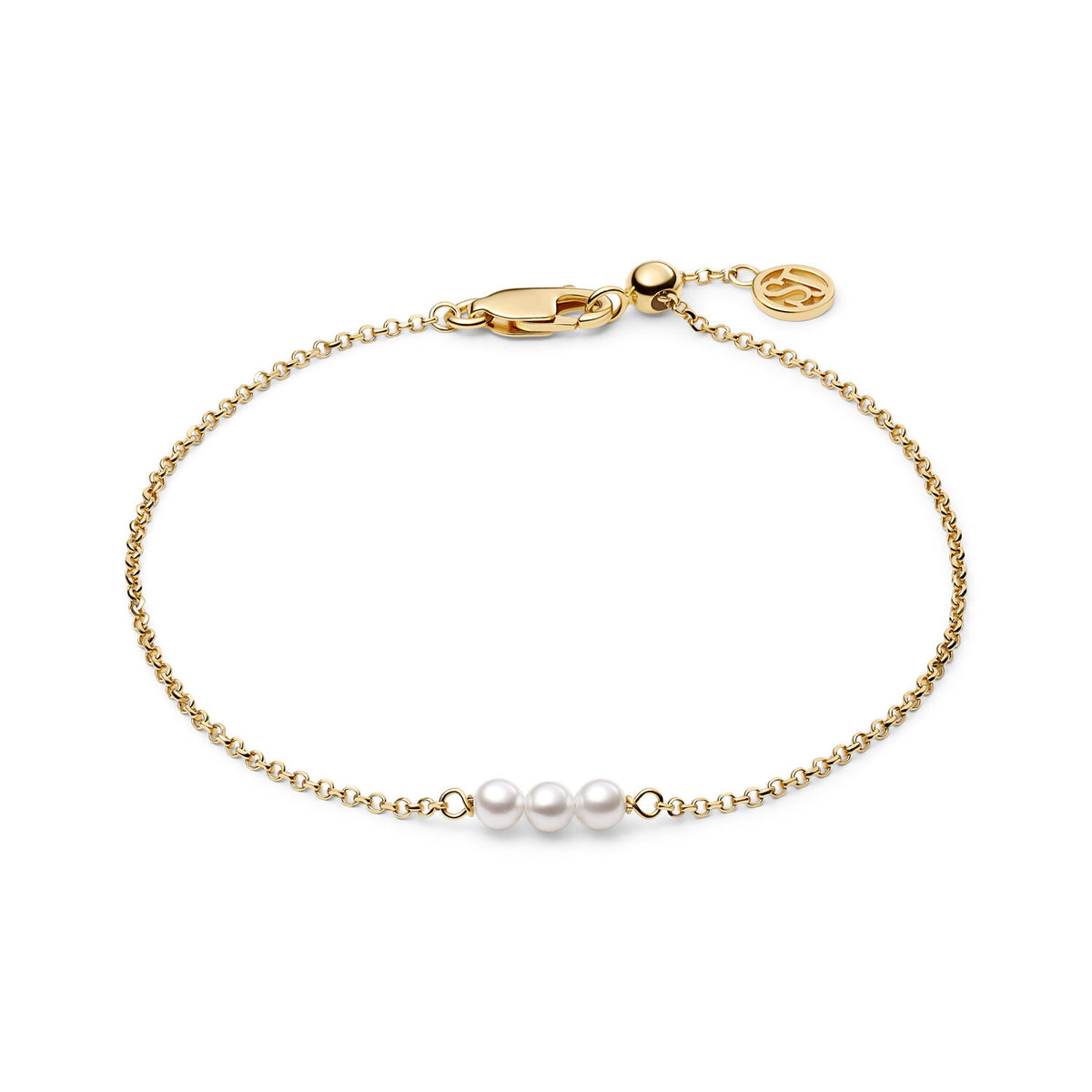 Sif Jakobs Gold Plated Perla Cinque Bracelet SJ-B2735-P-YG