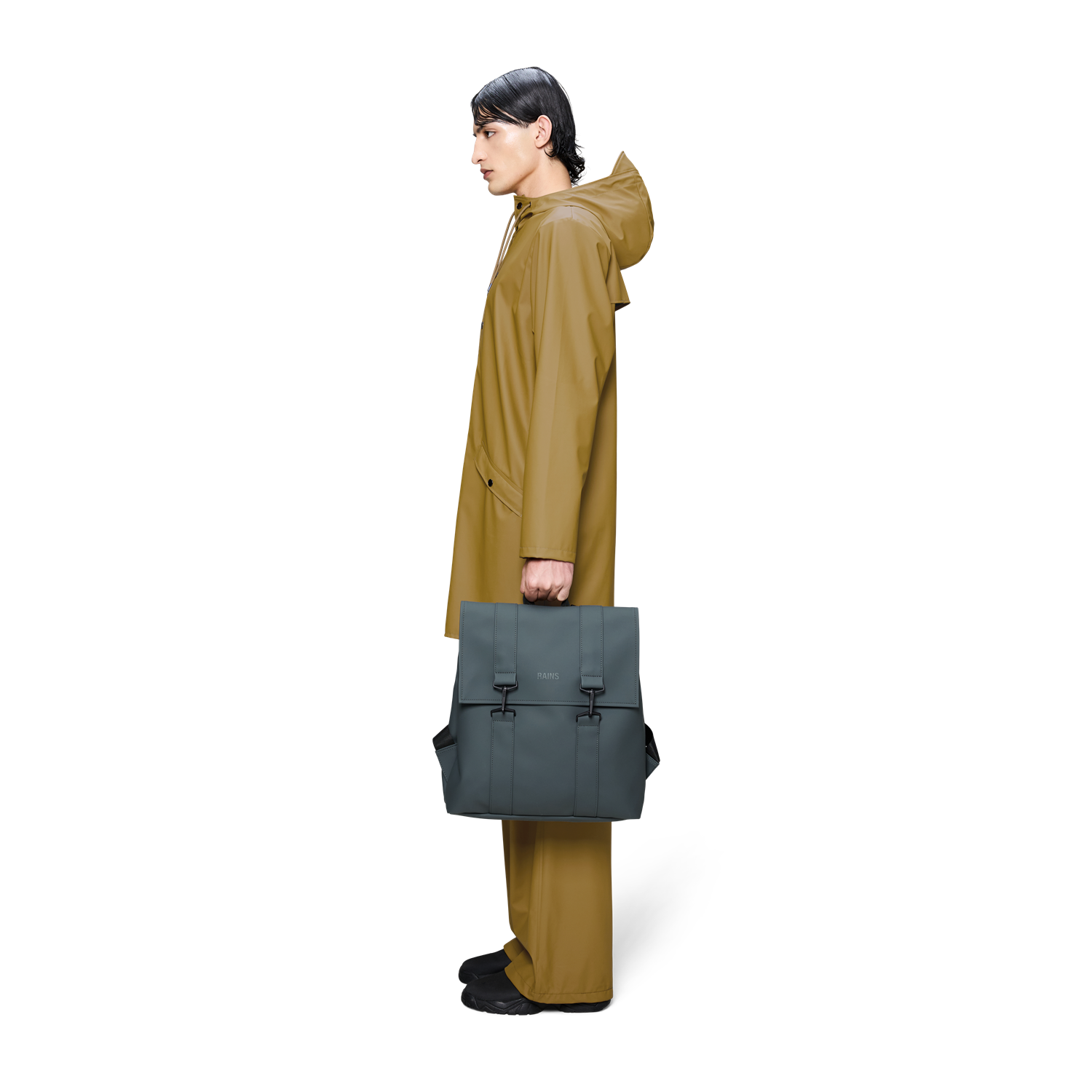 Rains Dark Grey MSN Bag R13300-153