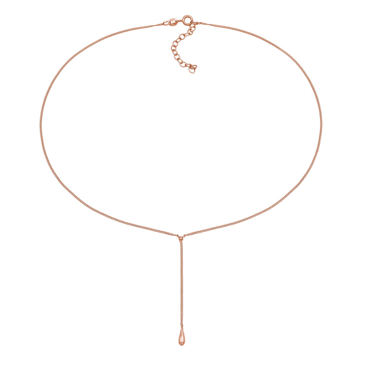 Elli 925 Sterling Silver Y Chain Choker 2004-BF-0007806-001