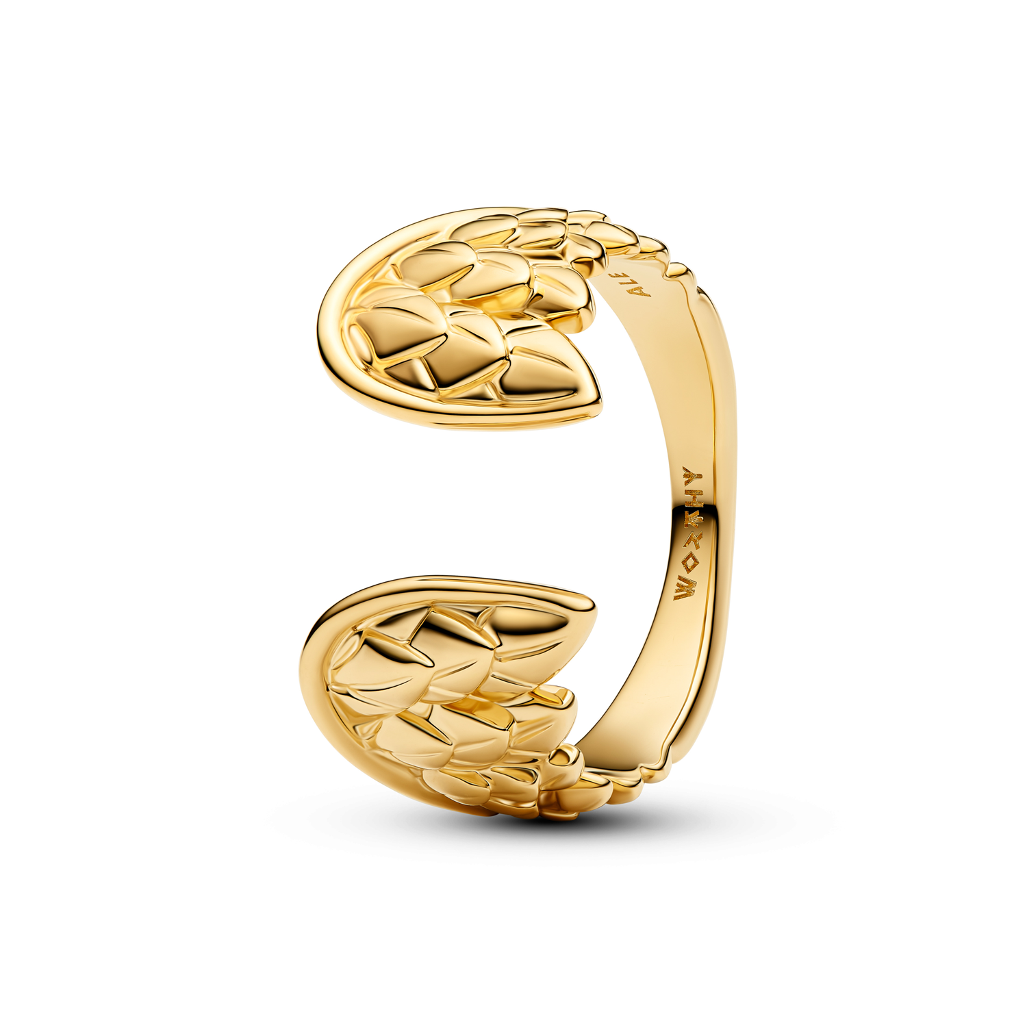 Pandora Marvel Gold Plated Thor Wings Open Ring 164222C00-56