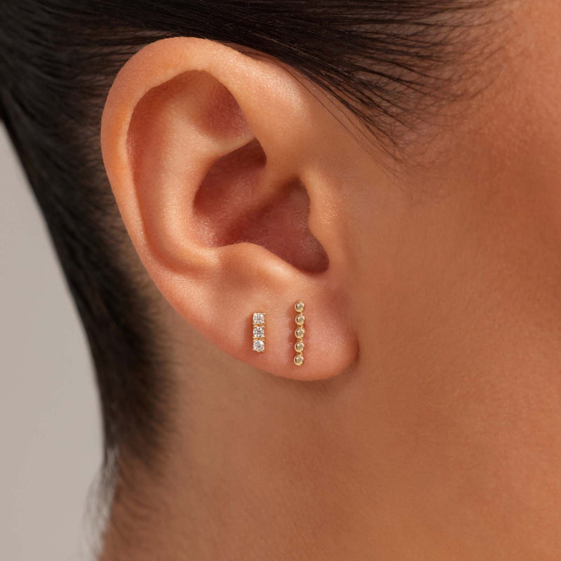 Beloro Jewels La Rinascente Elena 9 karaat oorknoppen BO360113-zoom-