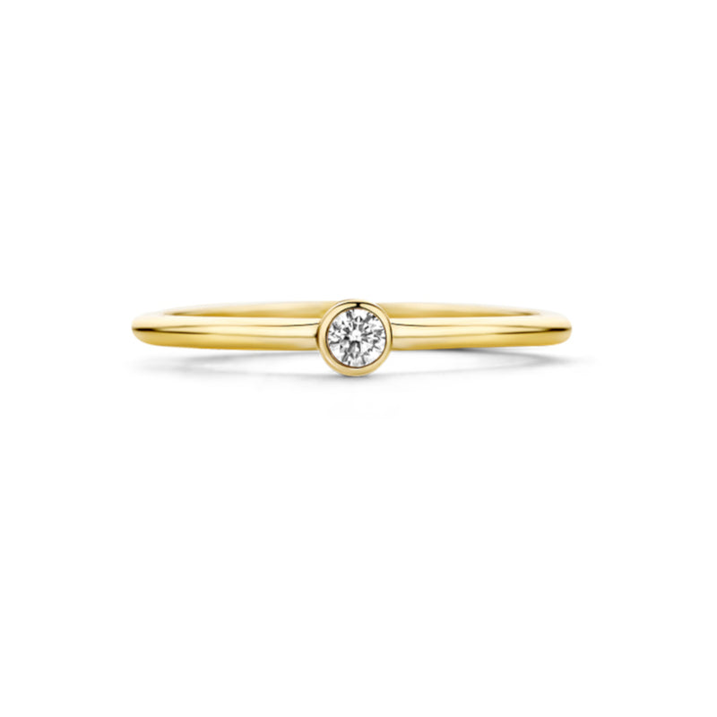 Blush 14 Karaat Gouden Ring1198YZI/46 (Maat: 46)-zoom-