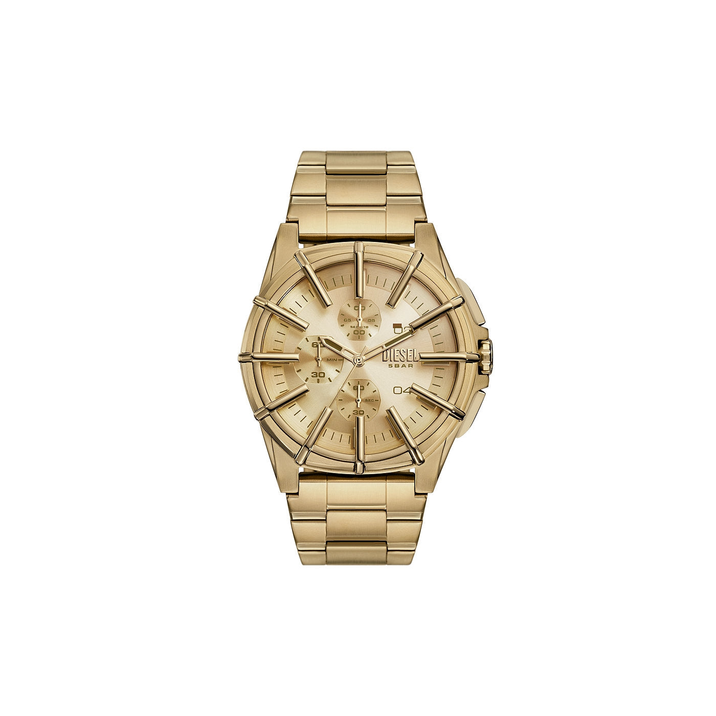 Diesel Framed Gold Watch DZ4659