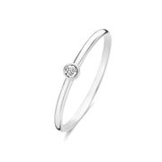 Isabel Bernard De La Paix Inaya 14 Karaat Witgouden Ring | Diamant 0.01 ct | IBD330026-48