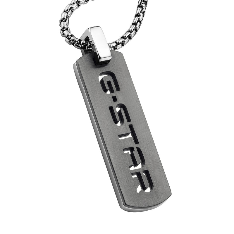 G-STAR Incisio Zilverkleurige Ketting GSJ.106.01-zoom-