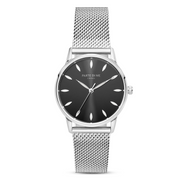 Parte Di Me Orologio rond dames horloge zilverkleurig en zwart PDM09056