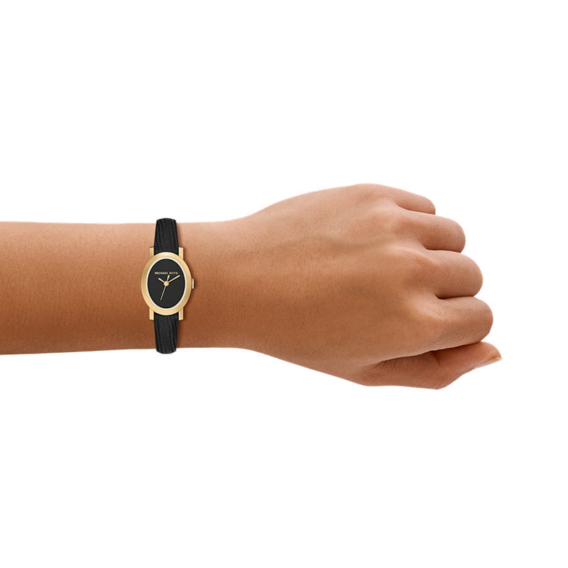 Michael Kors Maude Oval Black Dial Watch MK7585-zoom-