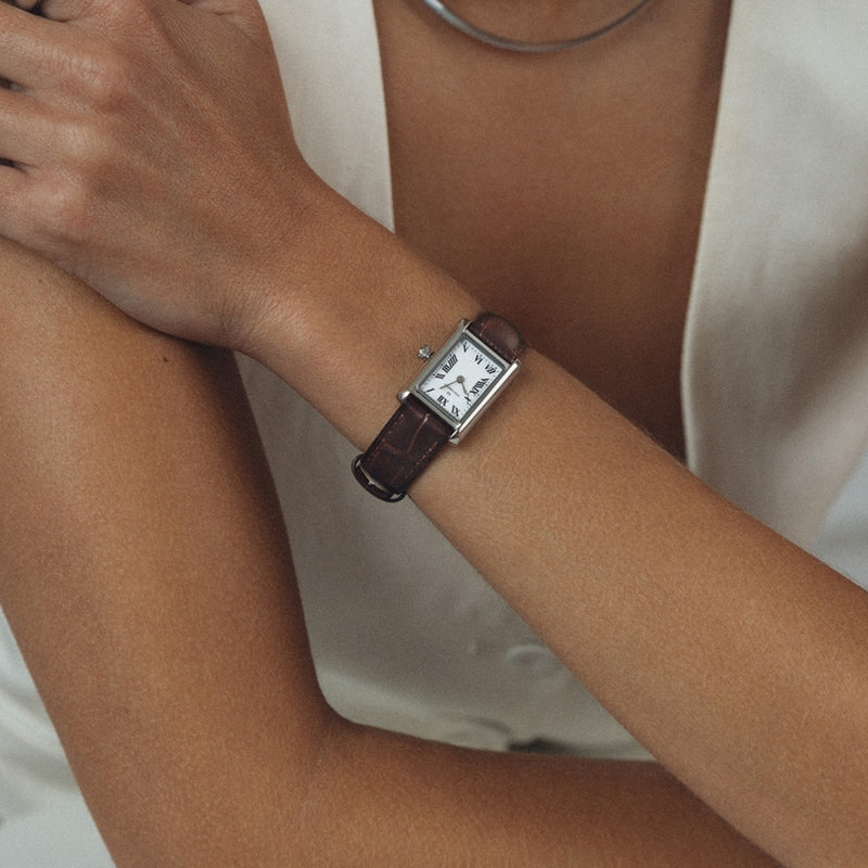 Mockberg Timeless Brown Leather Women's Watch MB0248-zoom-