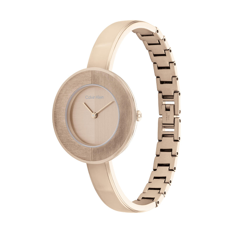 Calvin Klein Confidence Bangle Rosékleurig Dames Horloge 2002-CK25200023-zoom-