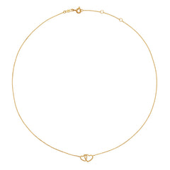 Jackie Gold Connected Love 14 Karat Gold Necklace JKN25.559
