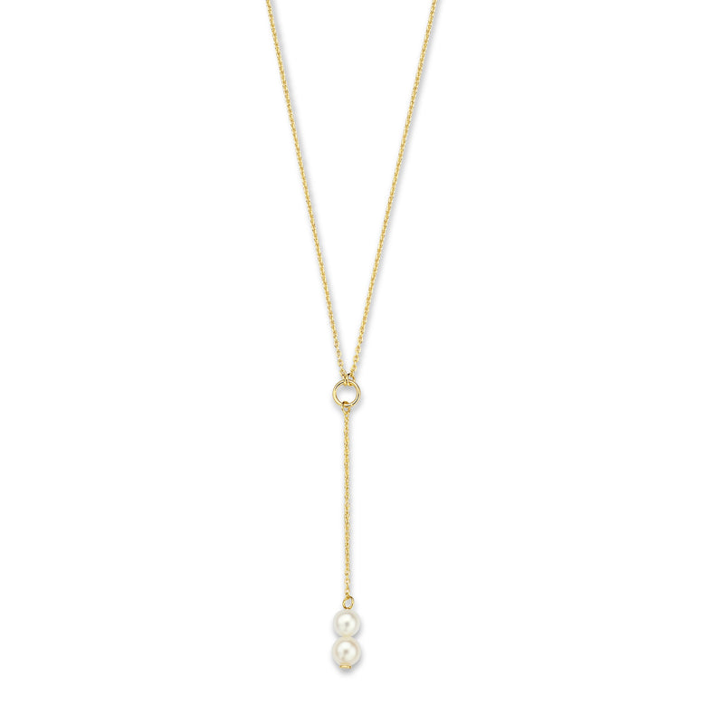 Isabel Bernard Belleville Luna 14 Karaat Gouden Collier IB340024 (Lengte: 40.00-45.00 cm)-zoom-