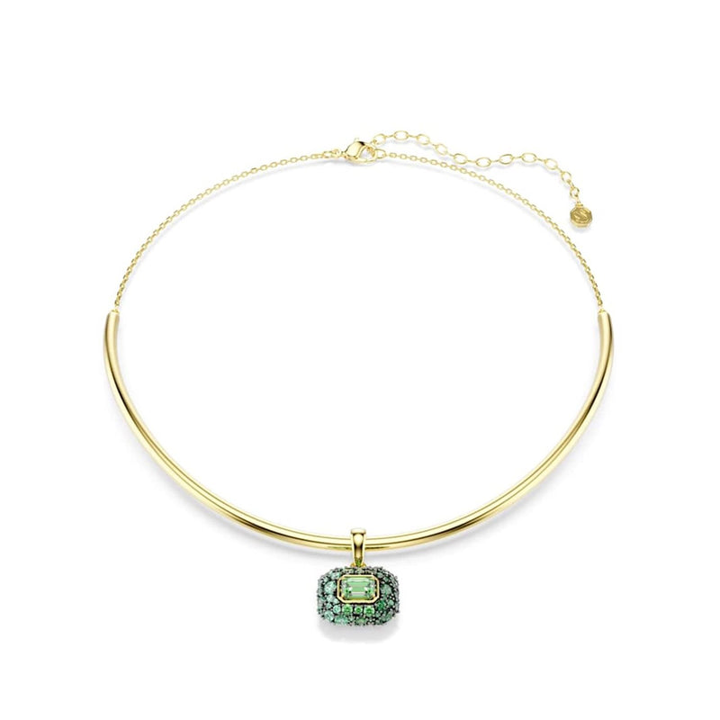 Swarovski Sublima Glam Gouden Choker met Groene Accenten 5760763-zoom-
