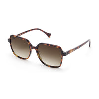 Isabel Bernard La Villette Rene Brown Tortoise Vierkante Sunglasses IB400000-14-14