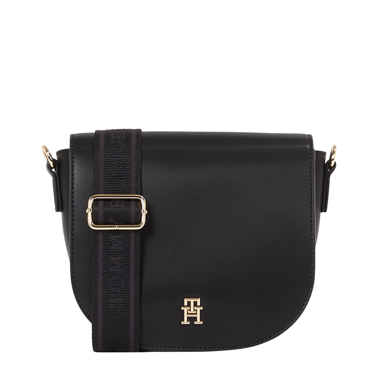Tommy Hilfiger Logotape Black Crossbody Bag AW0AW17184BDS