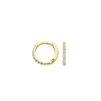 Blush Gold Hoop Earrings 7268YZI