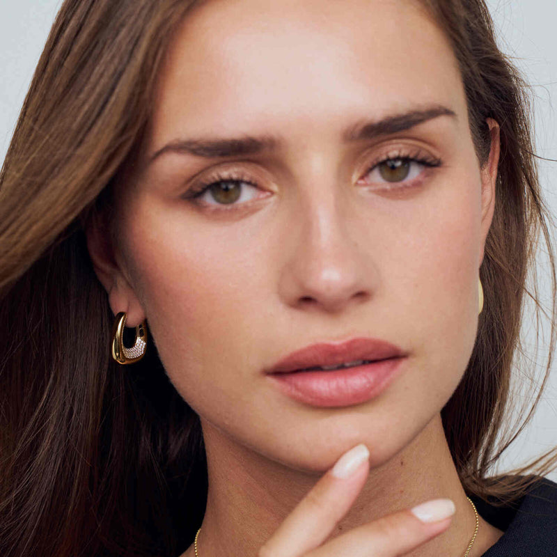 Sif Jakobs Vergulde Borsa Grande Oorbellen SJ-E2621-CZ-YG-zoom-