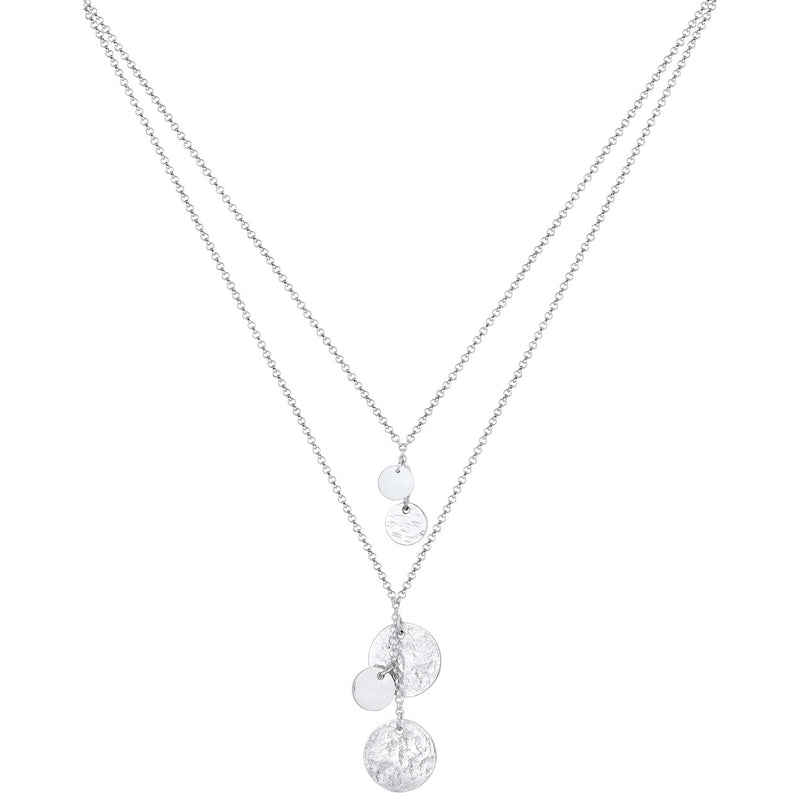 Elli 925 Sterling Silver Layered Necklace with Pendant 2004-BF-0007728-001-zoom-