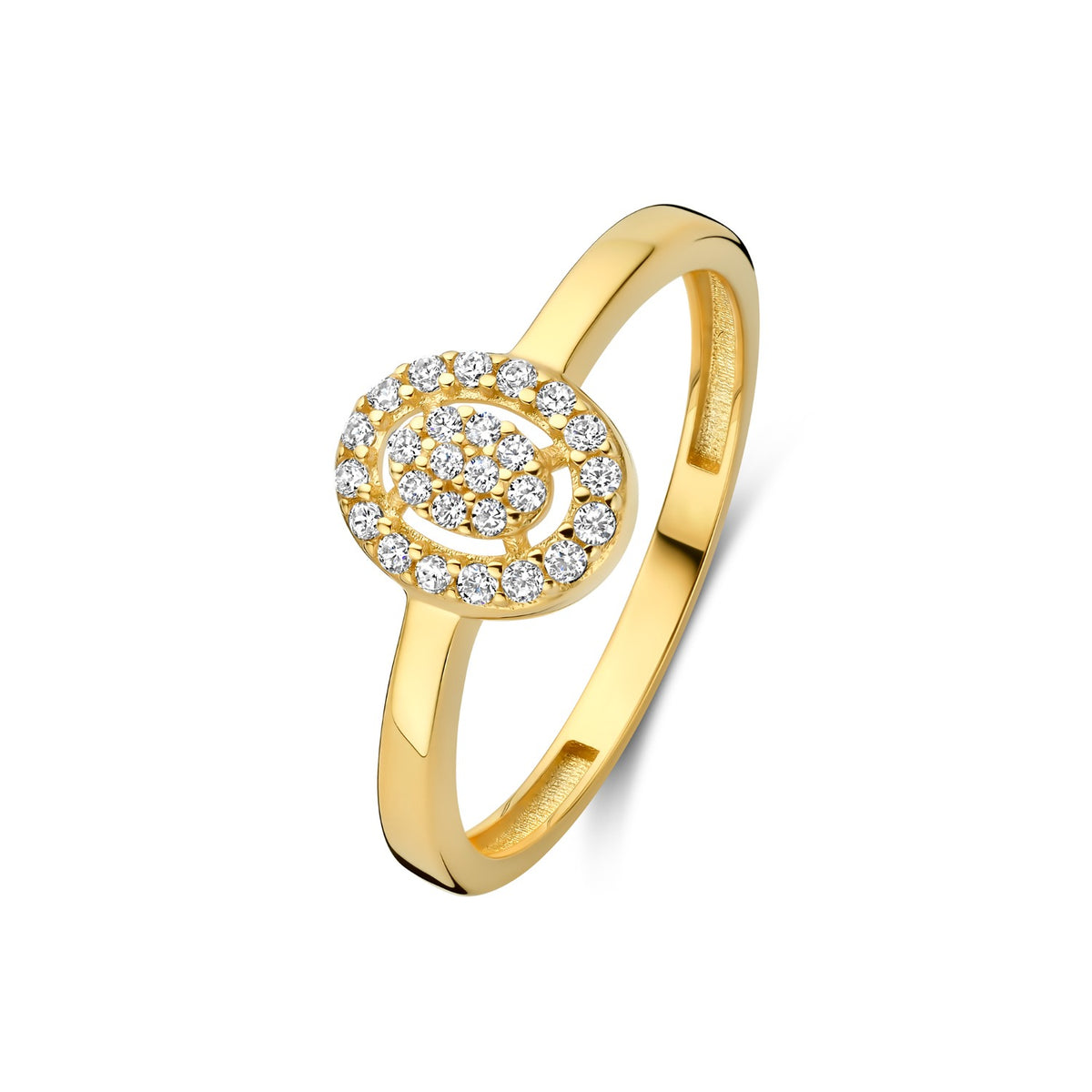Isabel Bernard Le Marais Anne 14 Karat Gold Ring With Zirconia Stone IB330115-48