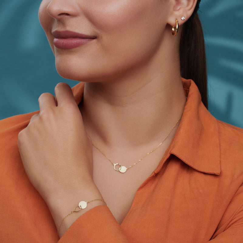 Beloro Jewels Regalo d'Amore 9 karaat ketting en armband giftset BO90001-zoom-