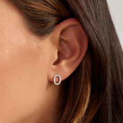 Parte Di Me Bibbiena Poppi Clara 925 Sterling Silver Ear Studs PDM36195