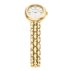 Emporio Armani Oval White Dial Watch AR11777