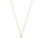 Isabel Bernard De La Paix Inaya 14 Karaat Gouden Collier | Diamant 0.03 ct | IBD350019