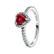 Pandora Timeless 925 Sterling Silver Heart Ring 198421C02-50