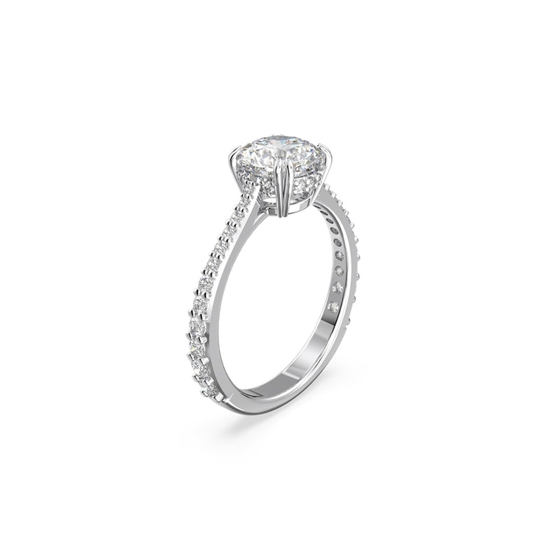 Swarovski Constella Silver-coloured Ring Set 5649214-zoom-