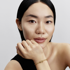 Pandora Moments Gold Plated Charm With Text Besos 764422C00