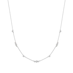 Ania Haie Miss Dainty 925 Sterling Silver Zirconia Necklace AH-N065-04H
