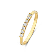 Beloro Jewels Monte Napoleone Stella 9 karaat ring met zirconia stenen BO330054-56