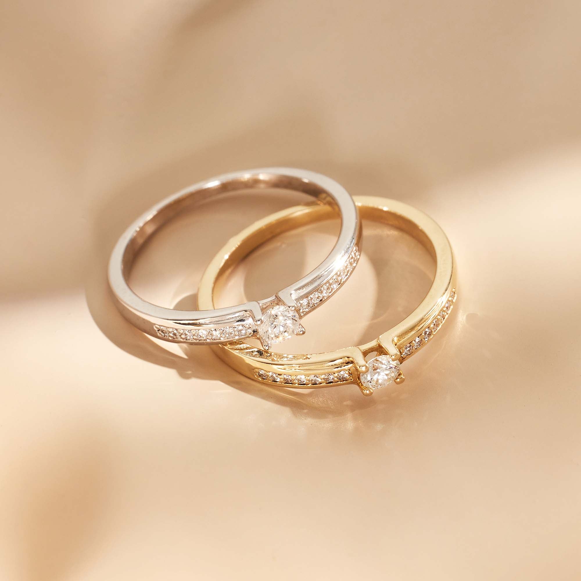 Isabel Bernard De la Paix Madeline 14 Carat Gold Ring | diamond 0.20 ct | IBD330016-48
