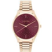 Calvin Klein ICONIC Rood Dames Horloge 2002-CK25200169