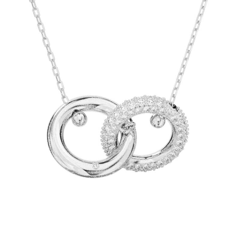 Swarovski Dextera Silver-coloured Pendant 5670251 (Length: 38.00 - 45.00 CM)-zoom-