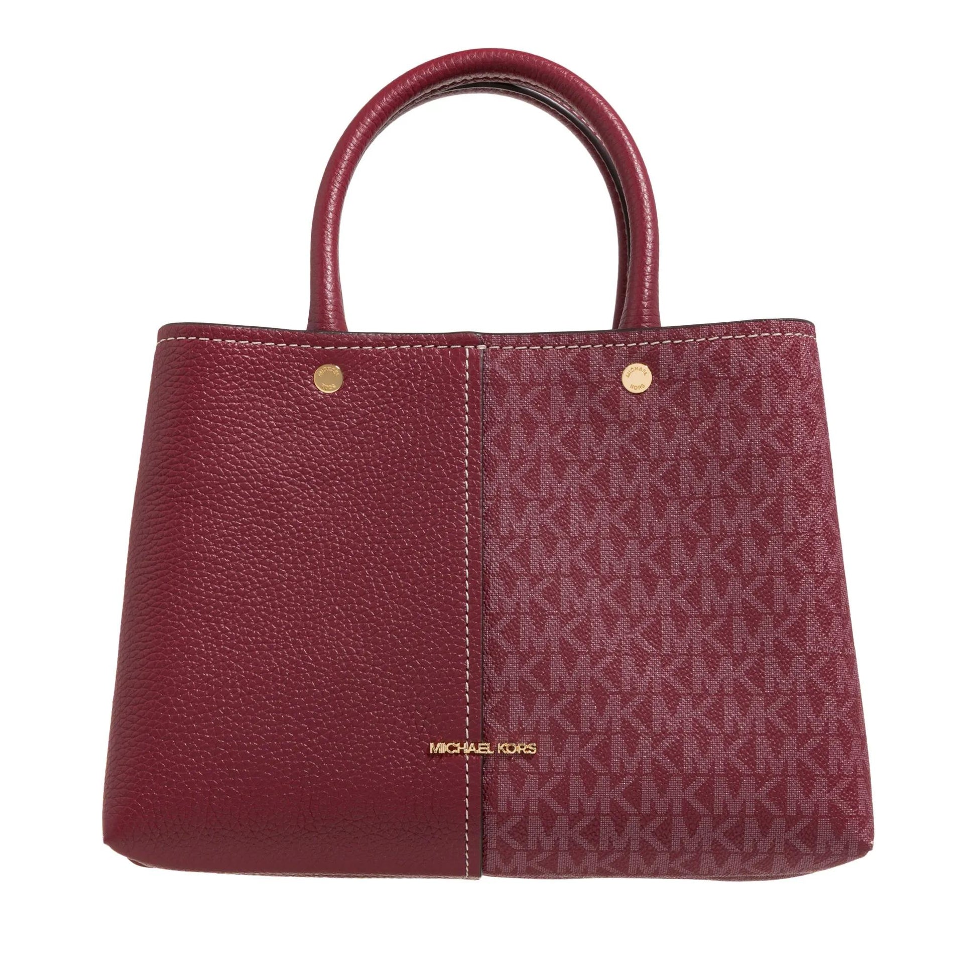 Michael Kors Flora Red Leather Satchel 2001-A0542956