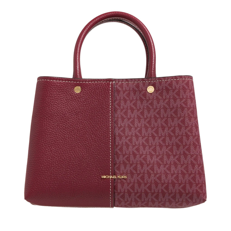 Michael Kors Flora Red Leather Satchel 2001-A0542956-zoom-