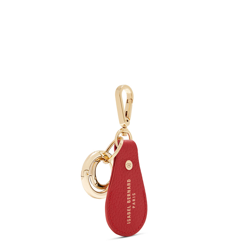 Isabel Bernard Honoré Filou Rood Kalfsleren Airtag Sleutelhanger IB66000-050-zoom-