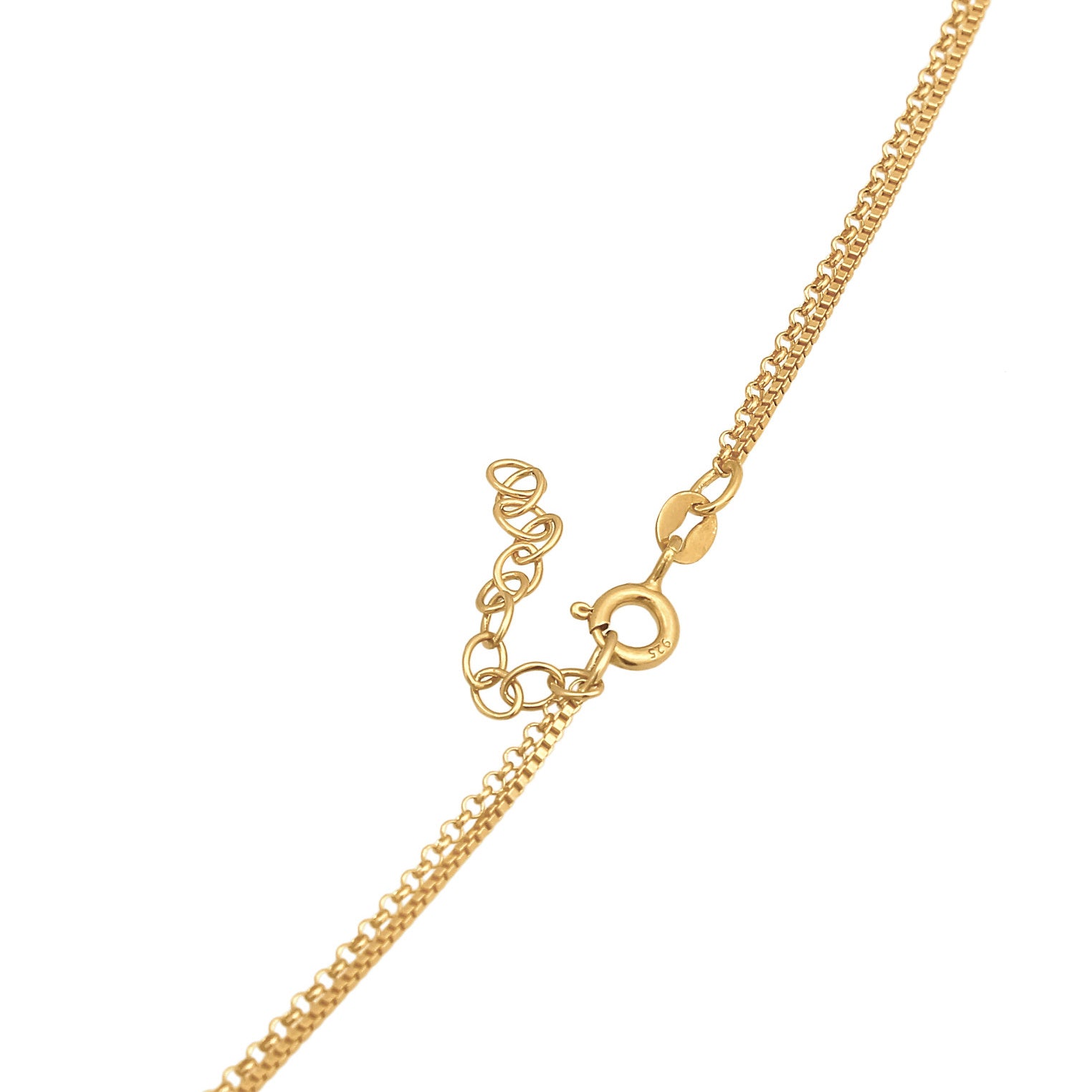 Elli 925 Sterling Silver Layered Coin Necklace with Zirconia 2004-BF-0008196-001