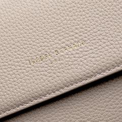 Isabel Bernard Femme Forte Heline Taupe Leather Handbag made of Calfskin IB21039