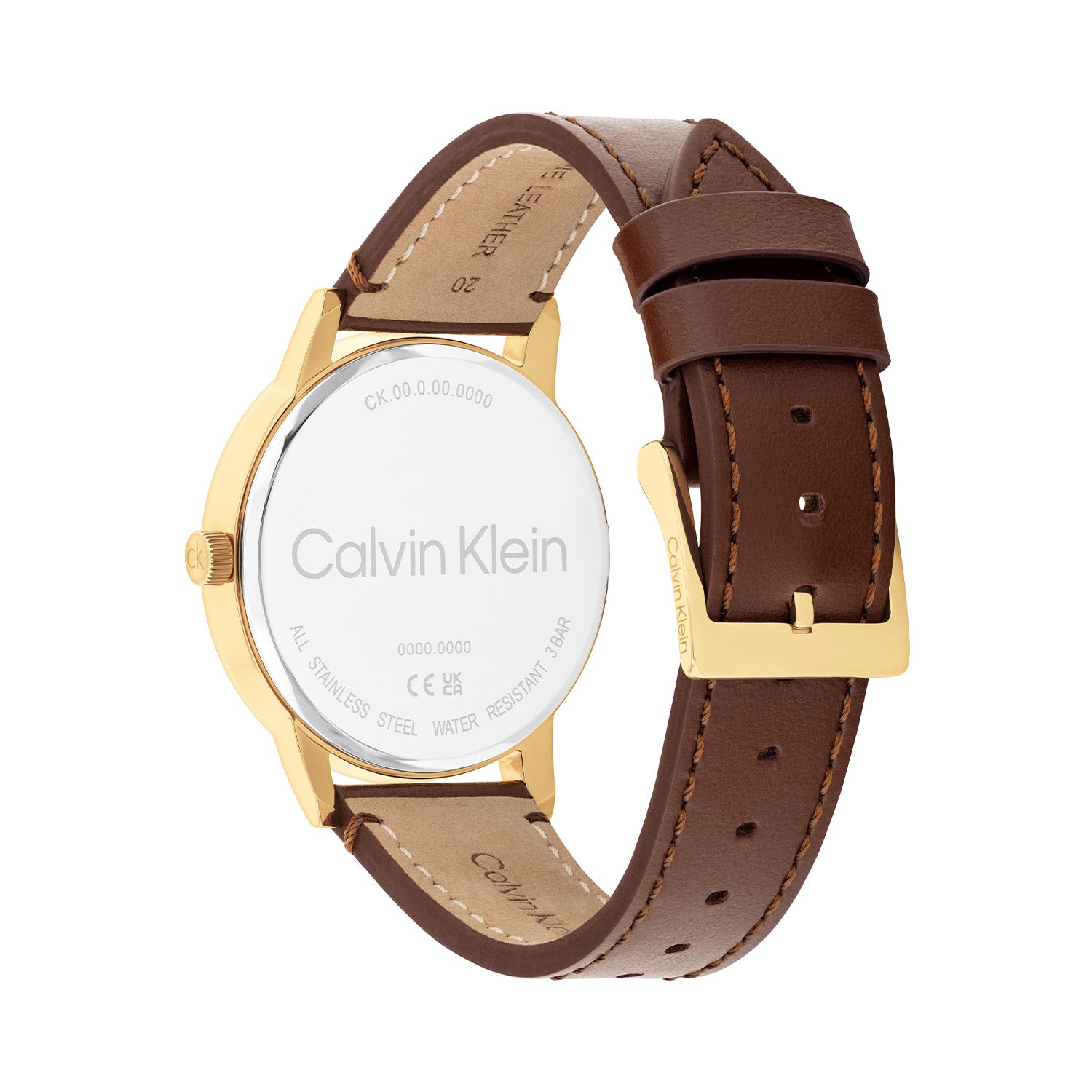 Calvin Klein Linked Wit Heren Horloge 2002-CK25200503